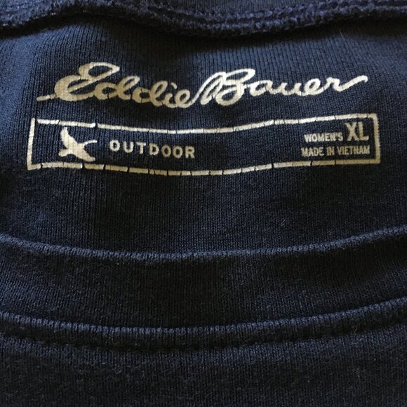 Eddie Bauer Dark Navy Blue Outdoor Essentials Short-Sleeve Tee - Picture 11 of 16